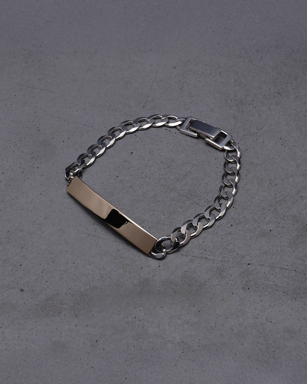 ブレスレット ID BRACERET L 9K ゴールド シルバー925 アクセサリー 22AW023G