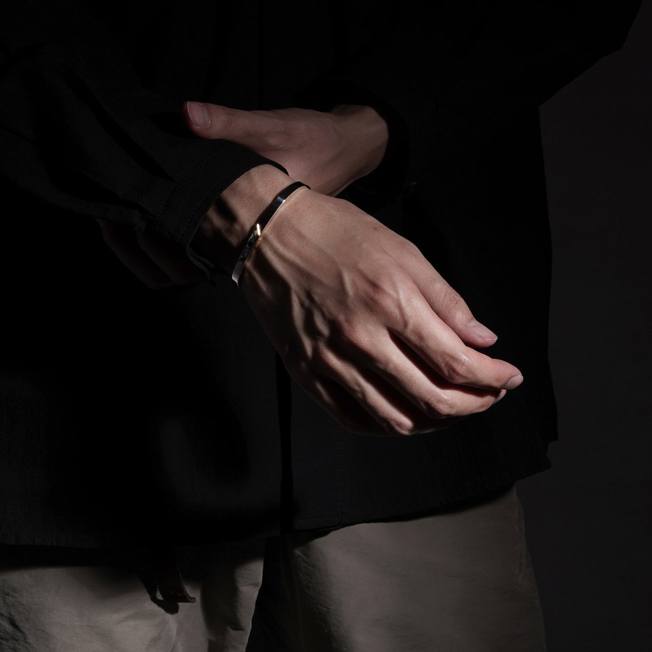 Garden of Eden ガーデンオブエデン バーメイル スラッシュ バングル vermeil slash bangle (S) シルバー925 9K ゴールド 23AW001【送料無料】