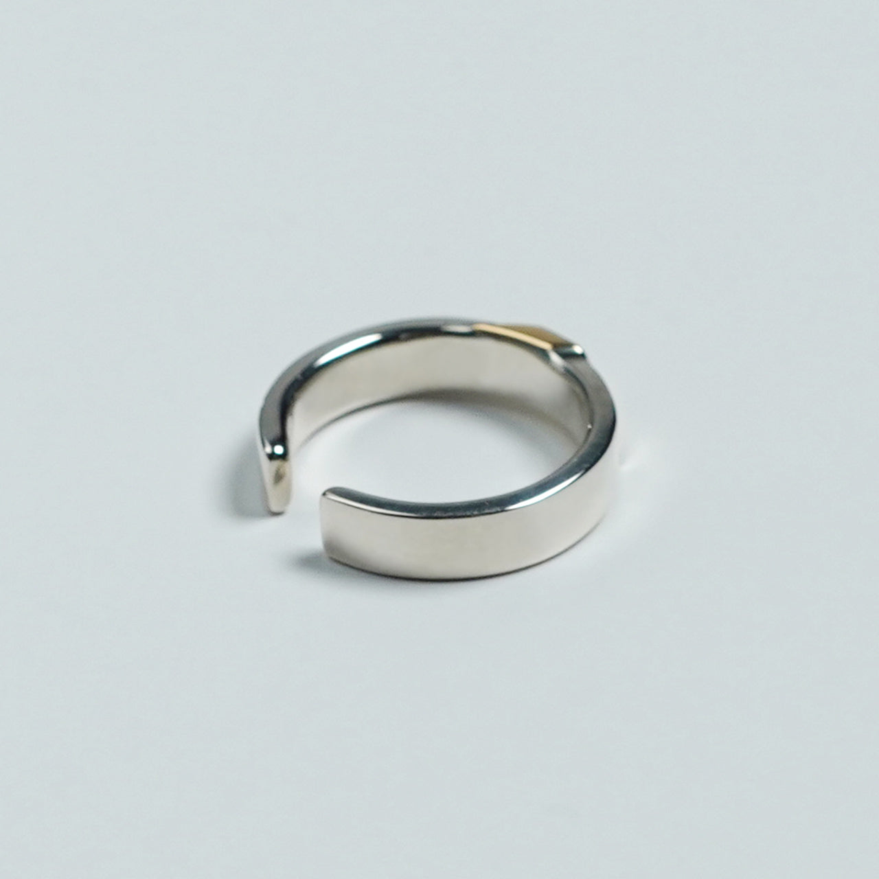 バーメイル スラッシュ リング vermeil slash ring (S) シルバー925 9K ゴールド 23AW005