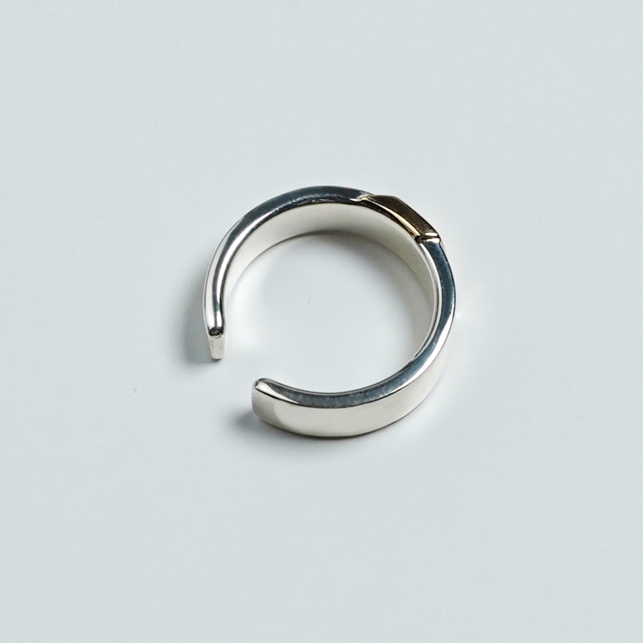 バーメイル スラッシュ リング vermeil slash ring (M) シルバー925 9K ゴールド 23AW006