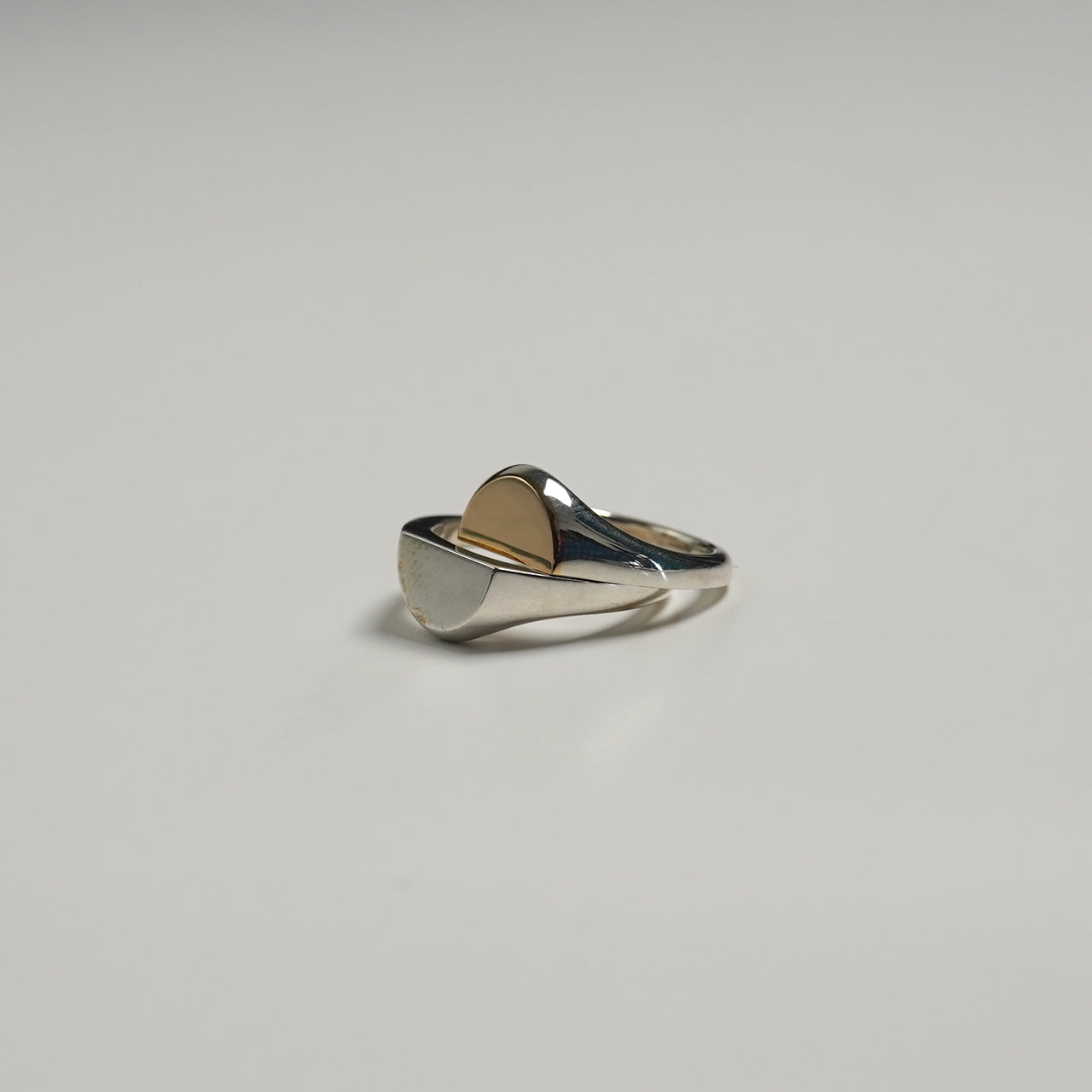 Garden of Eden ガーデンオブエデン シグネット ブレイク リング signet break ring SV&18k (M) シルバー925 18K ゴールド 23AW016【送料無料】