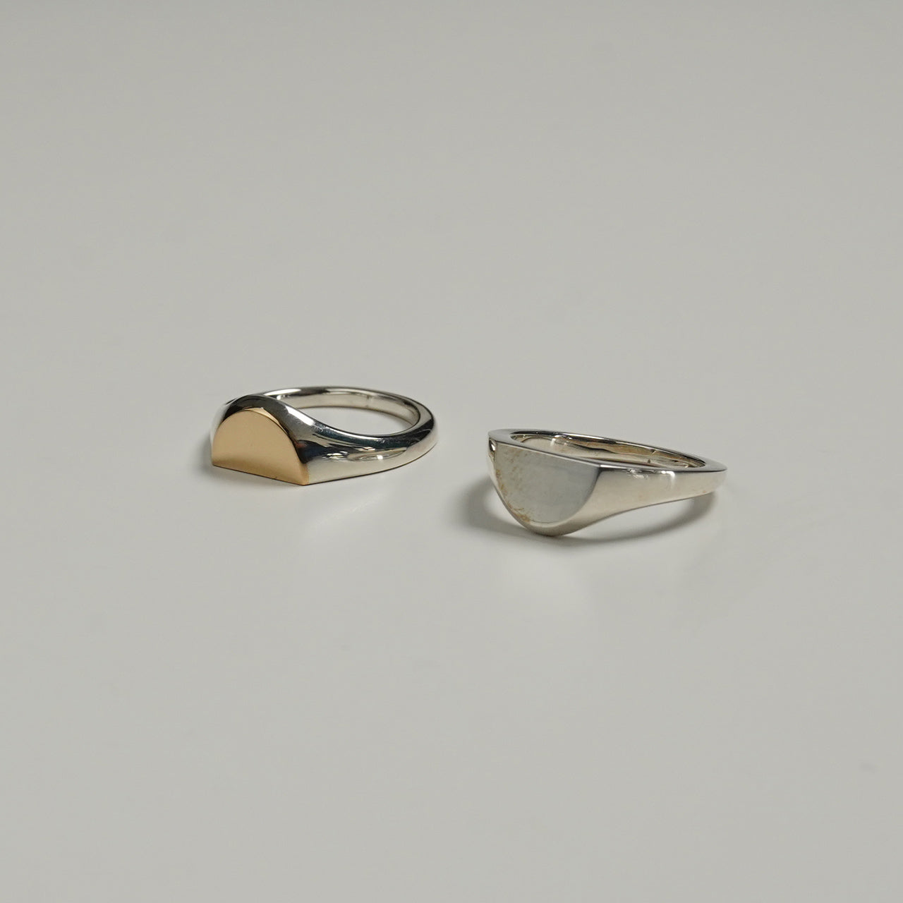 Garden of Eden ガーデンオブエデン シグネット ブレイク リング signet break ring SV&18k (M) シルバー925 18K ゴールド 23AW016【送料無料】