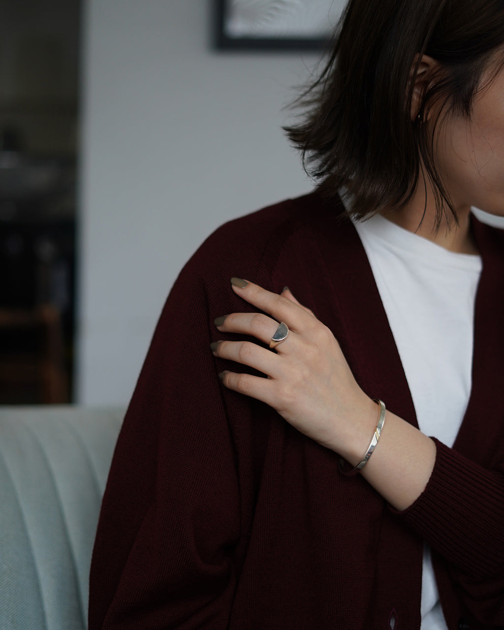 Garden of Eden ガーデンオブエデン シグネット ブレイク リング signet break ring SV&18k (M) シルバー925 18K ゴールド 23AW016【送料無料】
