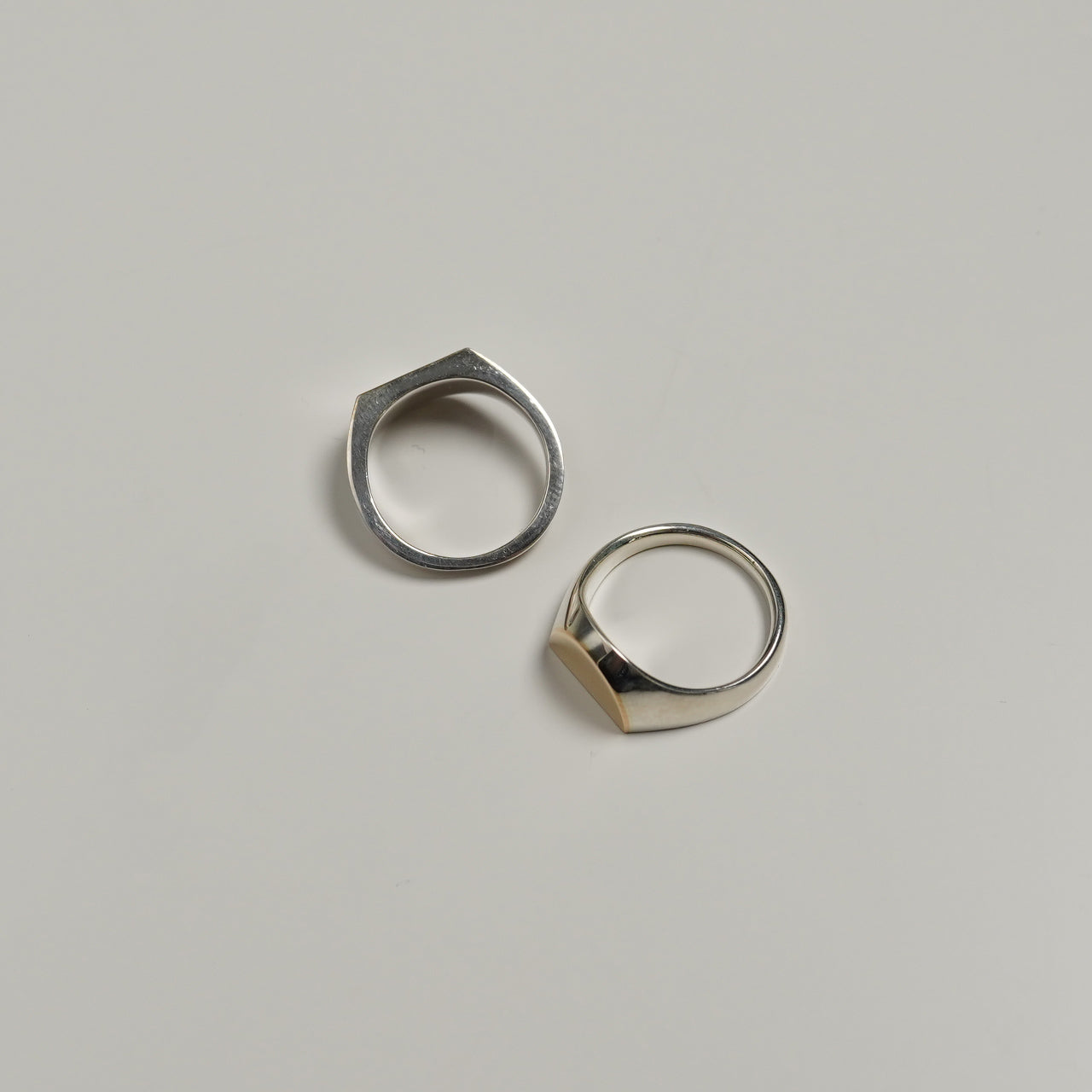 シグネット ブレイク リング signet break ring SV&18k (L) シルバー925 18K ゴールド 23AW018