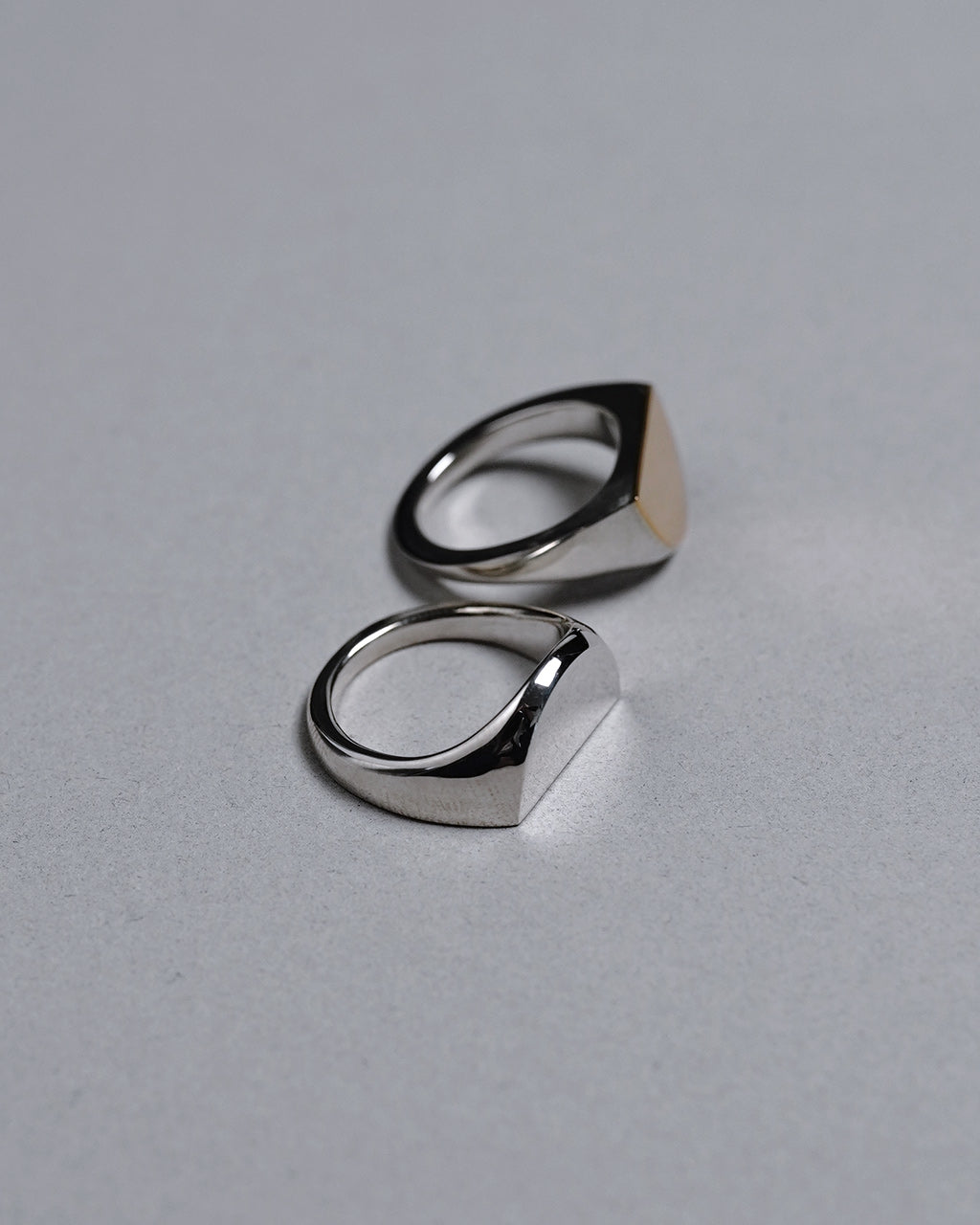 シグネット ブレイク リング signet break ring SV&18k (L) シルバー925 18K ゴールド 23AW018