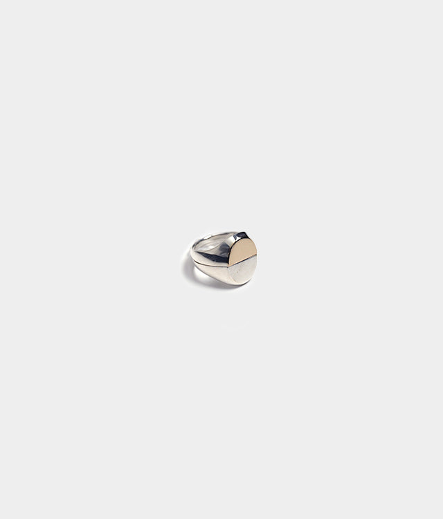 シグネット ブレイク リング signet break ring SV&18k (L) シルバー925 18K ゴールド 23AW018