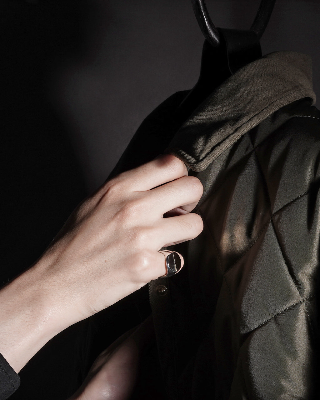 シグネット ブレイク リング signet break ring SV&18k (XL) シルバー925 18K ゴールド 23AW020