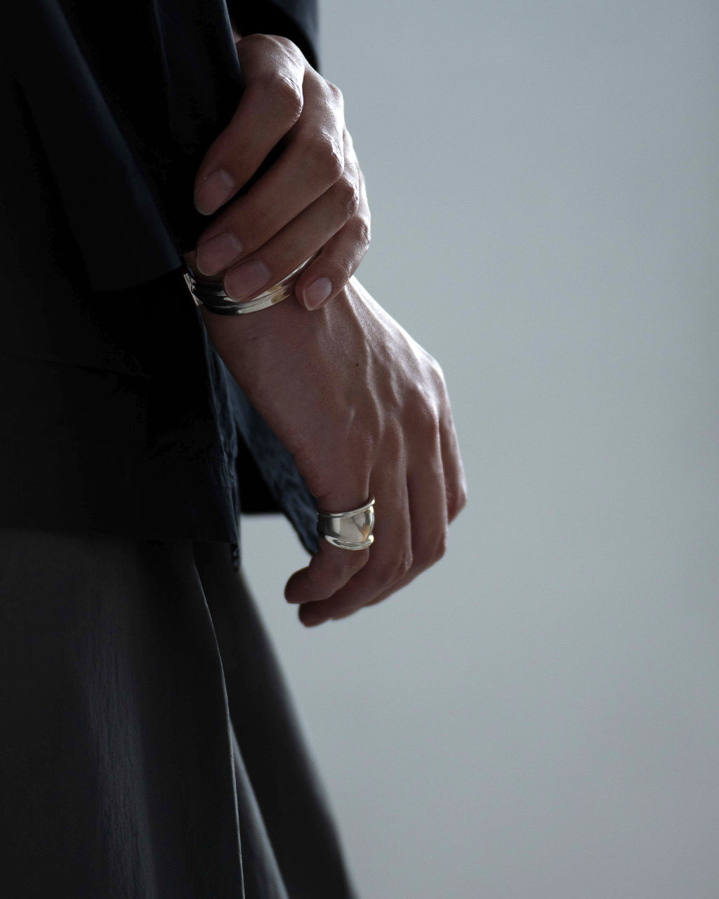 ショパン ライト フィンガー アーマー リング CHOPIN RIGHT FINGER ARMOR RING シルバー925 ボリューム 指輪 23AW043