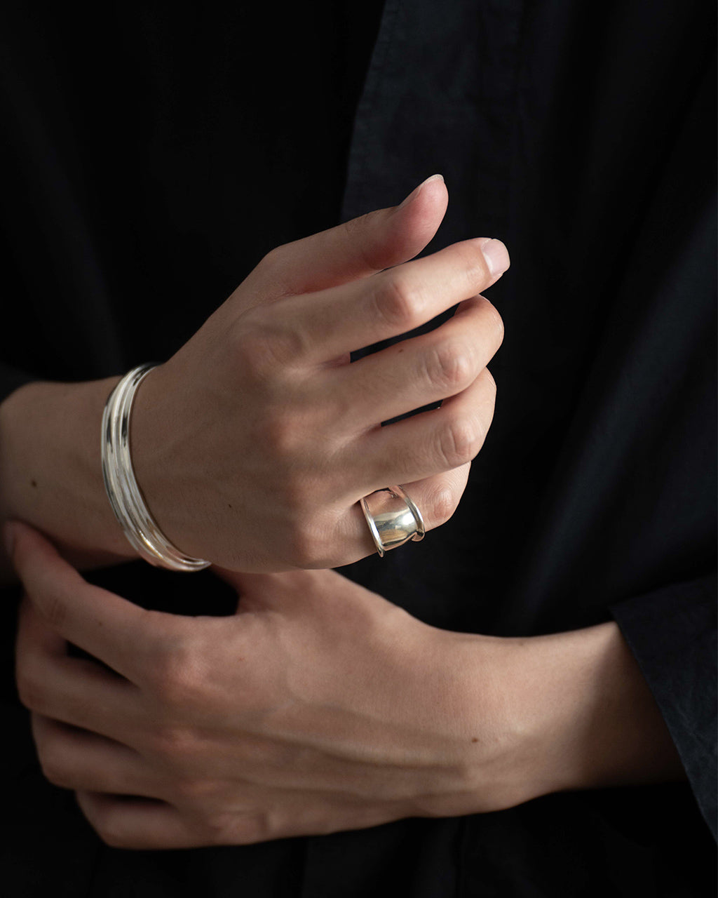ショパン ライト フィンガー アーマー リング CHOPIN RIGHT FINGER ARMOR RING シルバー925 ボリューム 指輪 23AW043