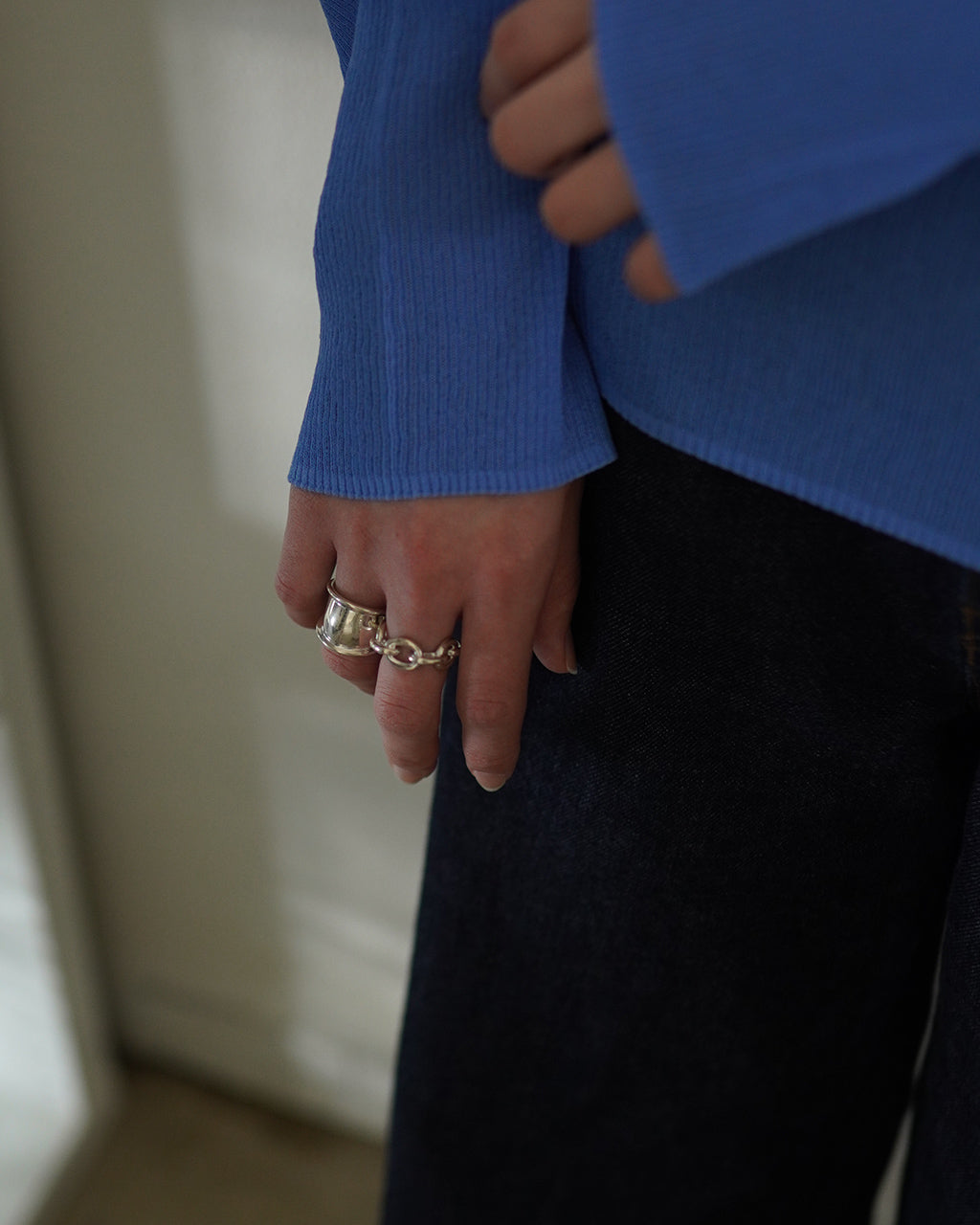 ショパン ライト フィンガー アーマー リング CHOPIN RIGHT FINGER ARMOR RING シルバー925 ボリューム 指輪 23AW043