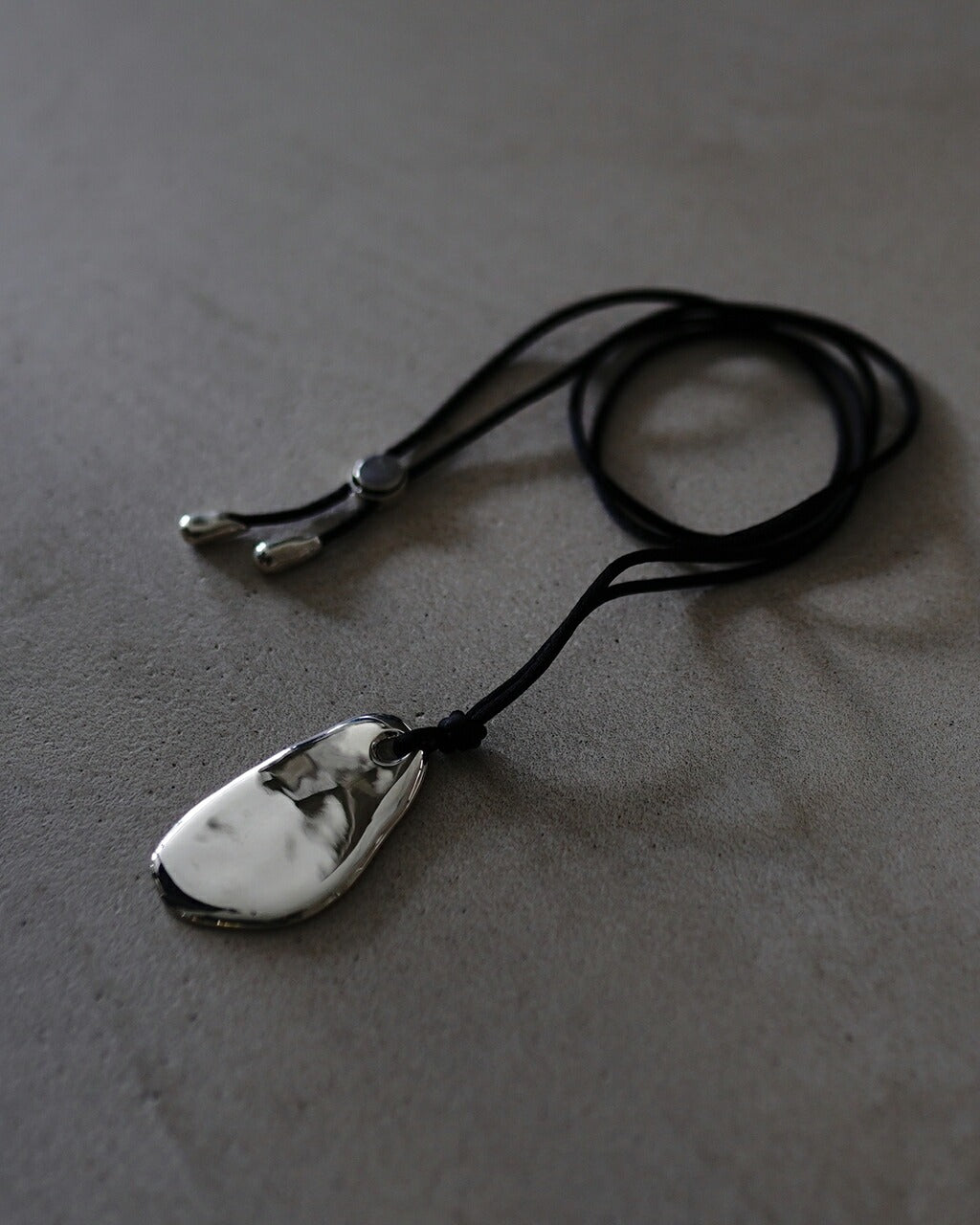 ストーン ネックレス ボロチップ stone necklace bolo tip シルバー925 アクセサリー 23AW109