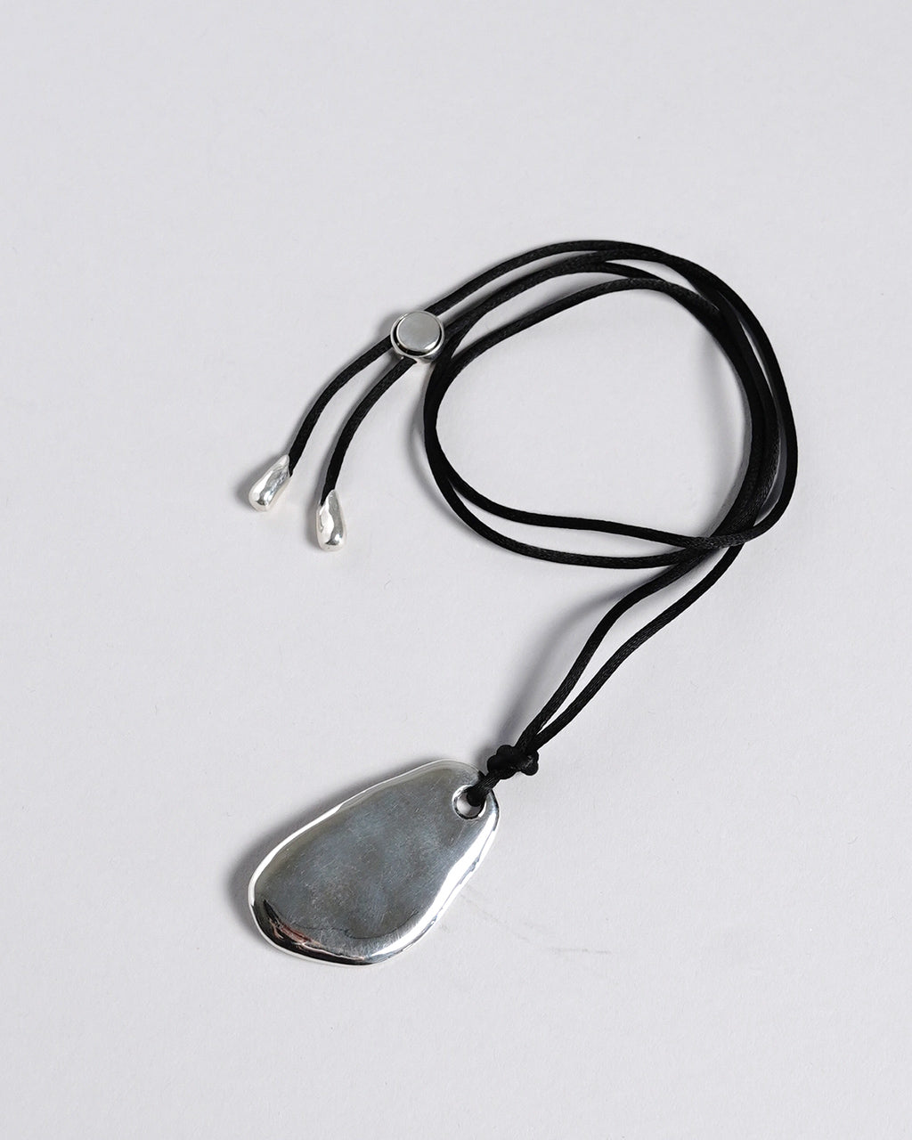 ストーン ネックレス ボロチップ stone necklace bolo tip シルバー925 アクセサリー 23AW109