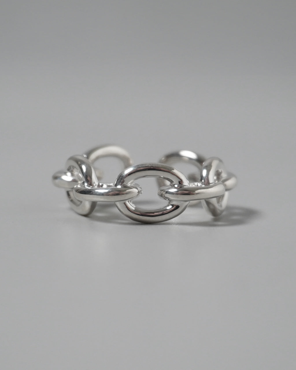 オーバル リンク リング oval link ring シルバー925 ボリューム 指輪 23SS009
