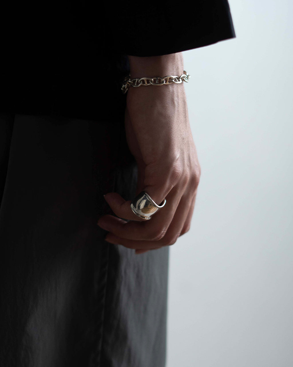 ショパン ライト フィンガー アーマー リング CHOPIN RIGHT FINGER ARMOR RING シルバー925 ボリューム 指輪 23SS069