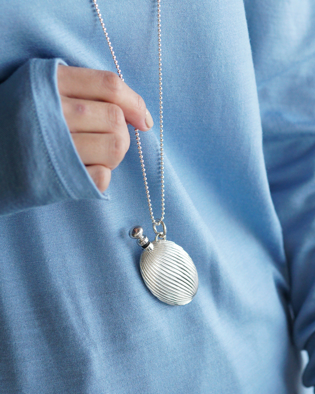 ヴィクトリアン パフューム ボトル ネックレス VICTORIAN PERFUME BOTTLE NECKLACE シルバー925 香水ボトル 23SS082