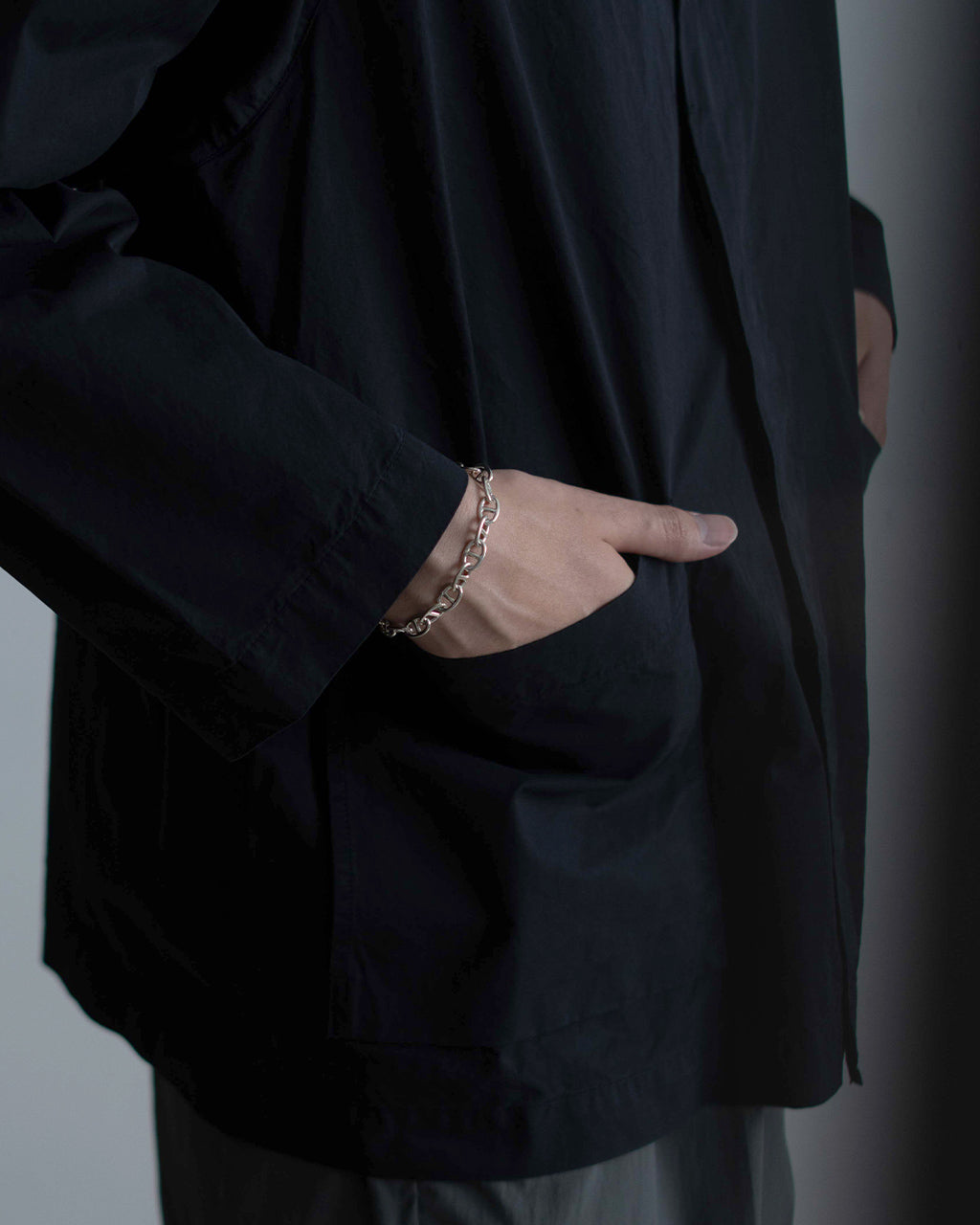 アンカー チェーン ホース シュー バックル ブレスレット ANCHOR CHAIN HORSE SHOE BUCKLE BRACELET メンズ シルバー925 24AW054