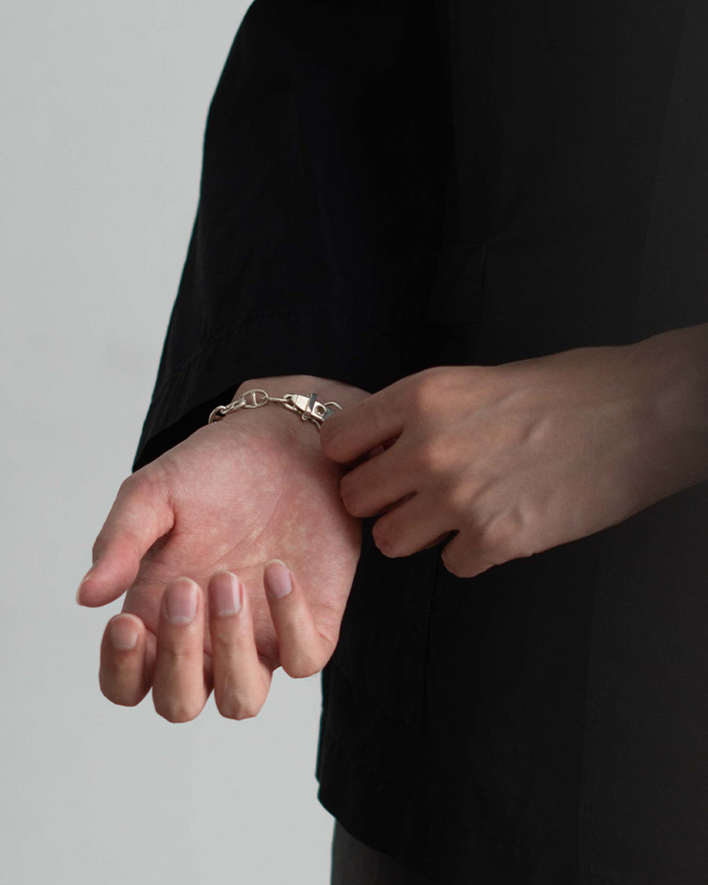 アンカー チェーン ホース シュー バックル ブレスレット ANCHOR CHAIN HORSE SHOE BUCKLE BRACELET メンズ シルバー925 24AW054