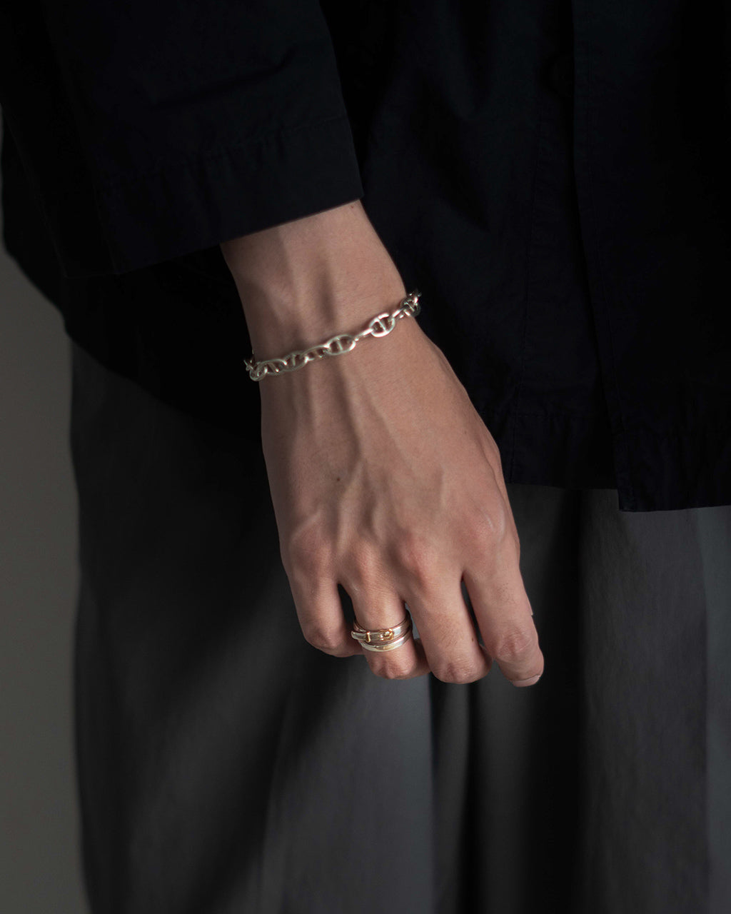 ヴィクトリアン バックル ダブル リング SV&18K VICTORIAN BUCKLE DOUBLE RING シルバー925 ゴールド 指輪 24AW069