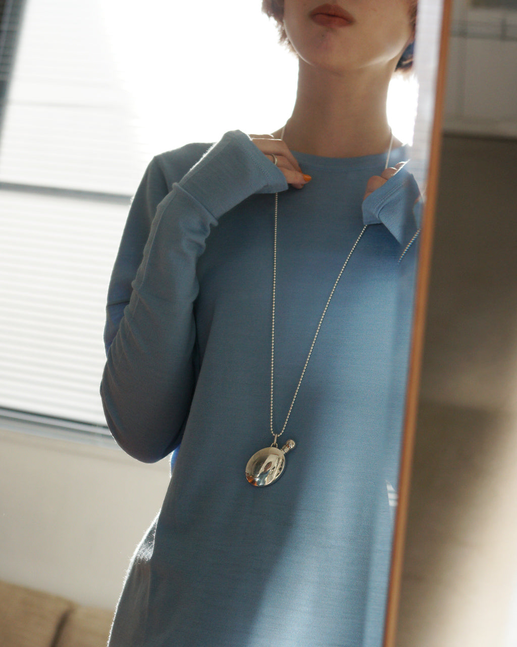 パフューム ボトル ネックレス PERFUME BOTTLE NECKLACE シルバー925 香水ボトル 24SS044