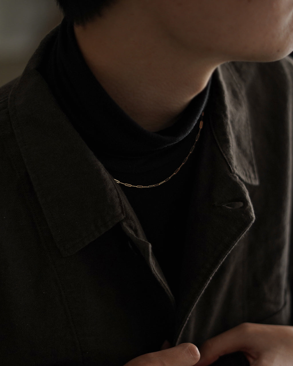 9K PC chain necklace 24SS095