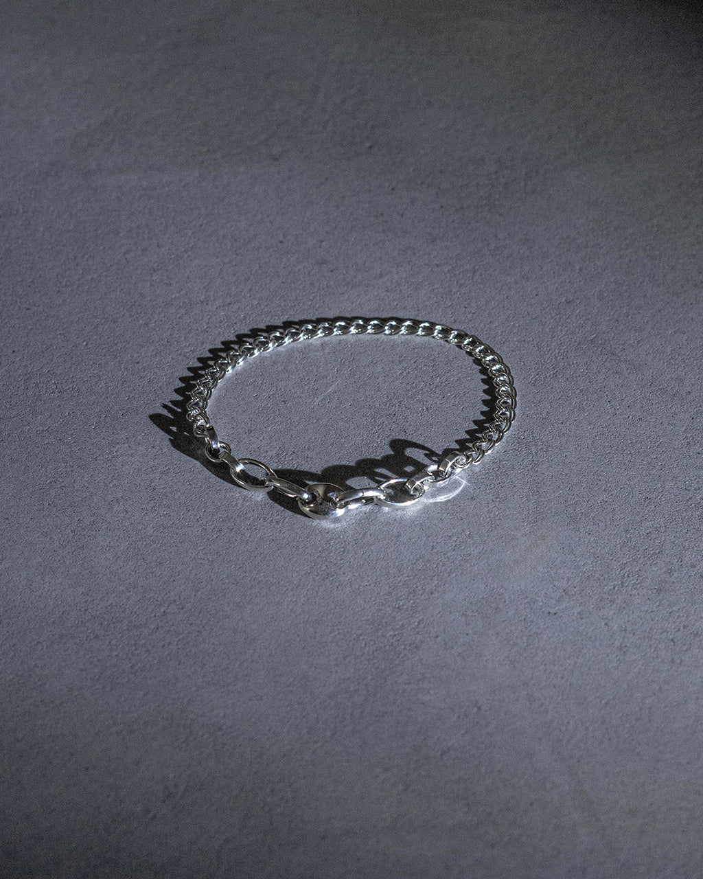 Garden of Eden 가든 오브 에덴 더블 커브 체인 팔찌 Double curb chain bracelet 실버 925 25SS028【쿠폰 대상외】【무료우송】