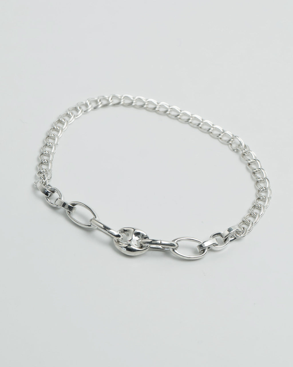 Garden of Eden 가든 오브 에덴 더블 커브 체인 팔찌 Double curb chain bracelet 실버 925 25SS028【쿠폰 대상외】【무료우송】