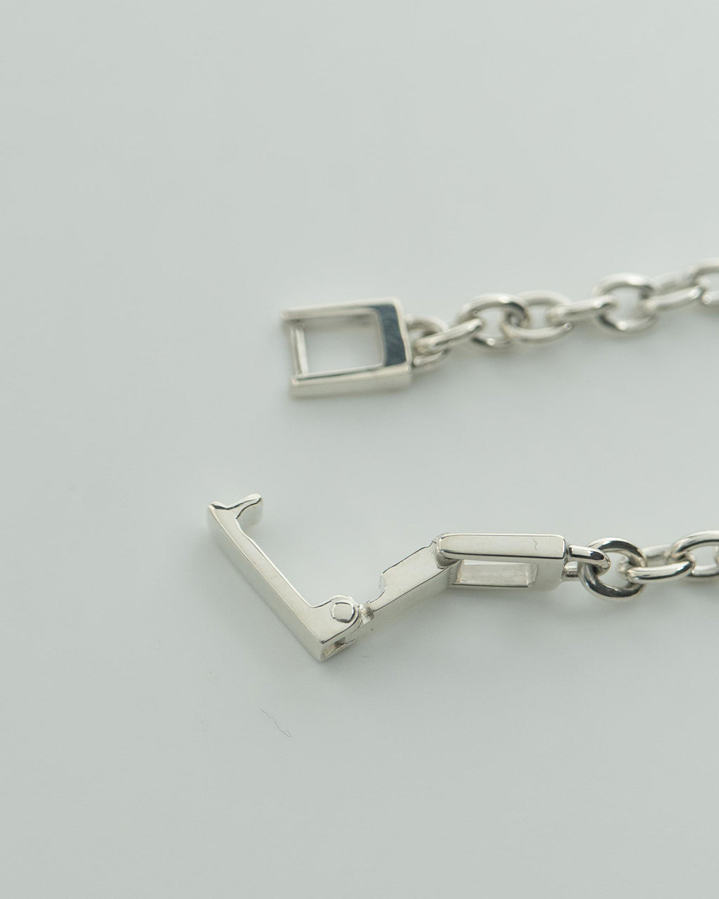 18K ゴールド&シルバー ミックス チェーン ブレスレット 18K&SV mid.mix chian bracelet シルバー925 25SS057