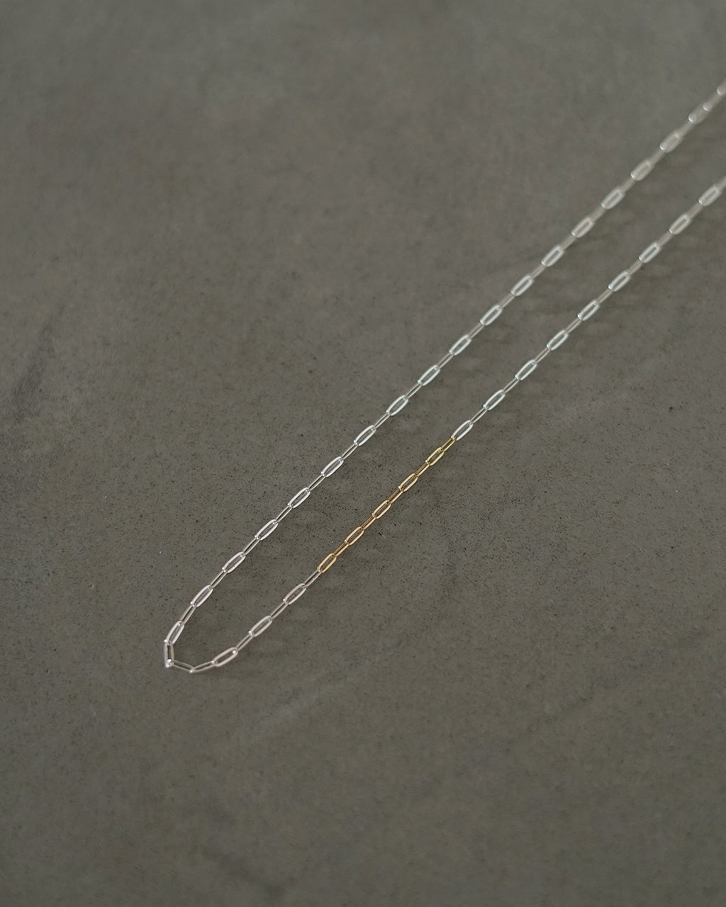 |point × 10|9K & SILVER PC chain necklace 25SS058