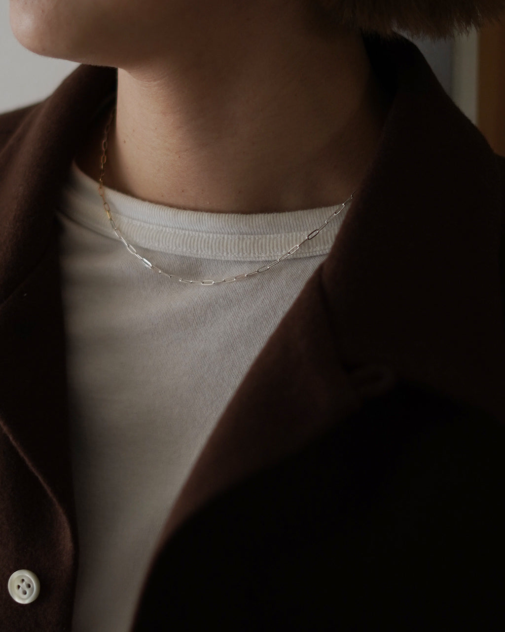 |point × 10|9K & SILVER PC chain necklace 25SS058