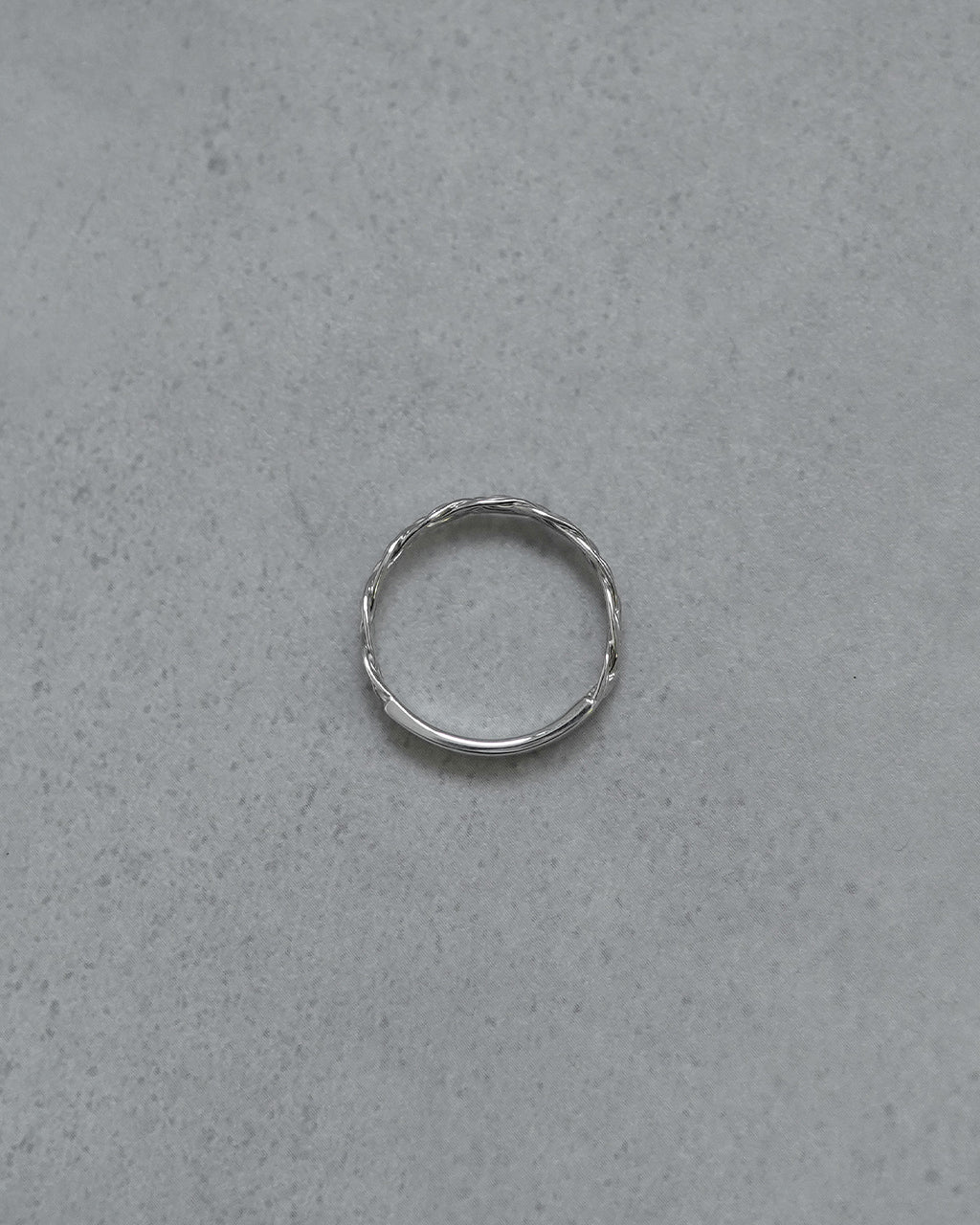 BRAID ID RING (3mm) ED25AW-026