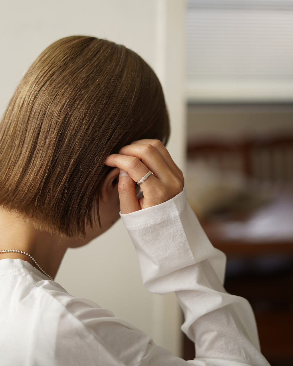 BRAID ID RING (3mm) ED25AW-026