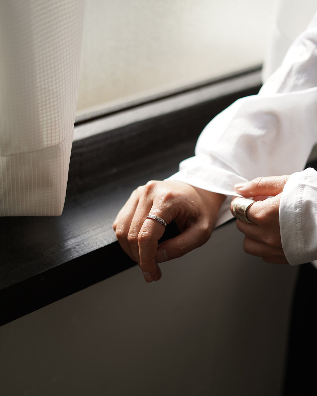 BRAID ID RING (3mm) ED25AW-026