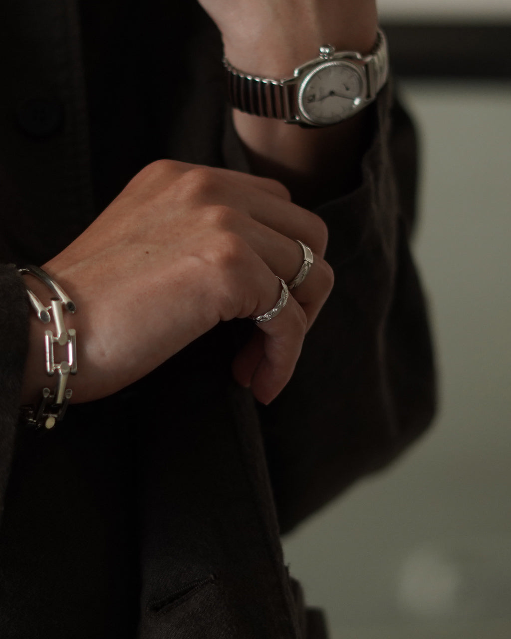 BRAID ID RING (3mm) ED25AW-026