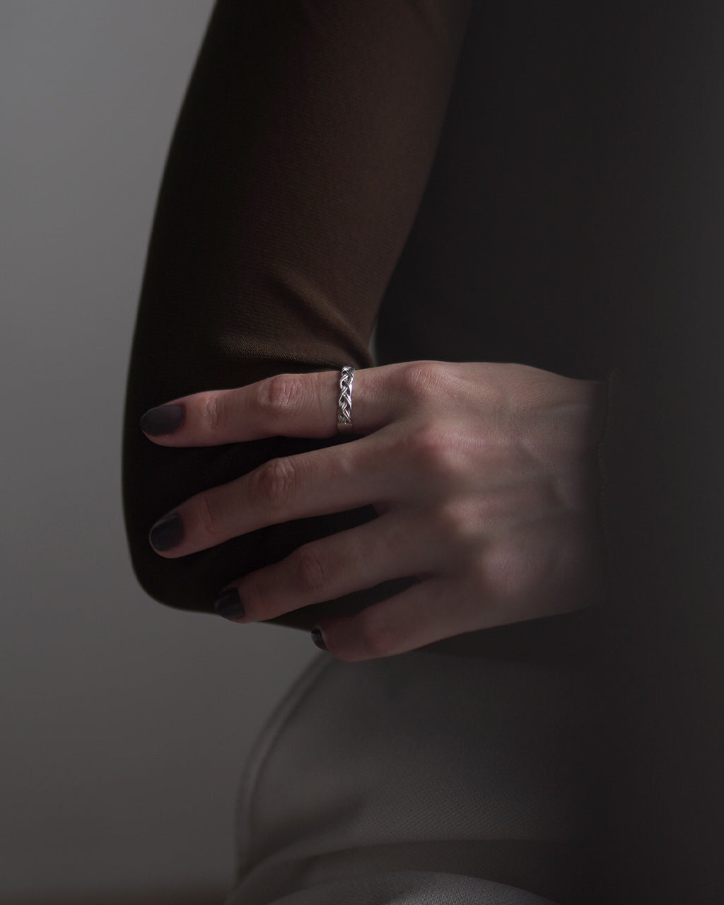 Garden of eden INTERLACE ID RING ED25AW-029