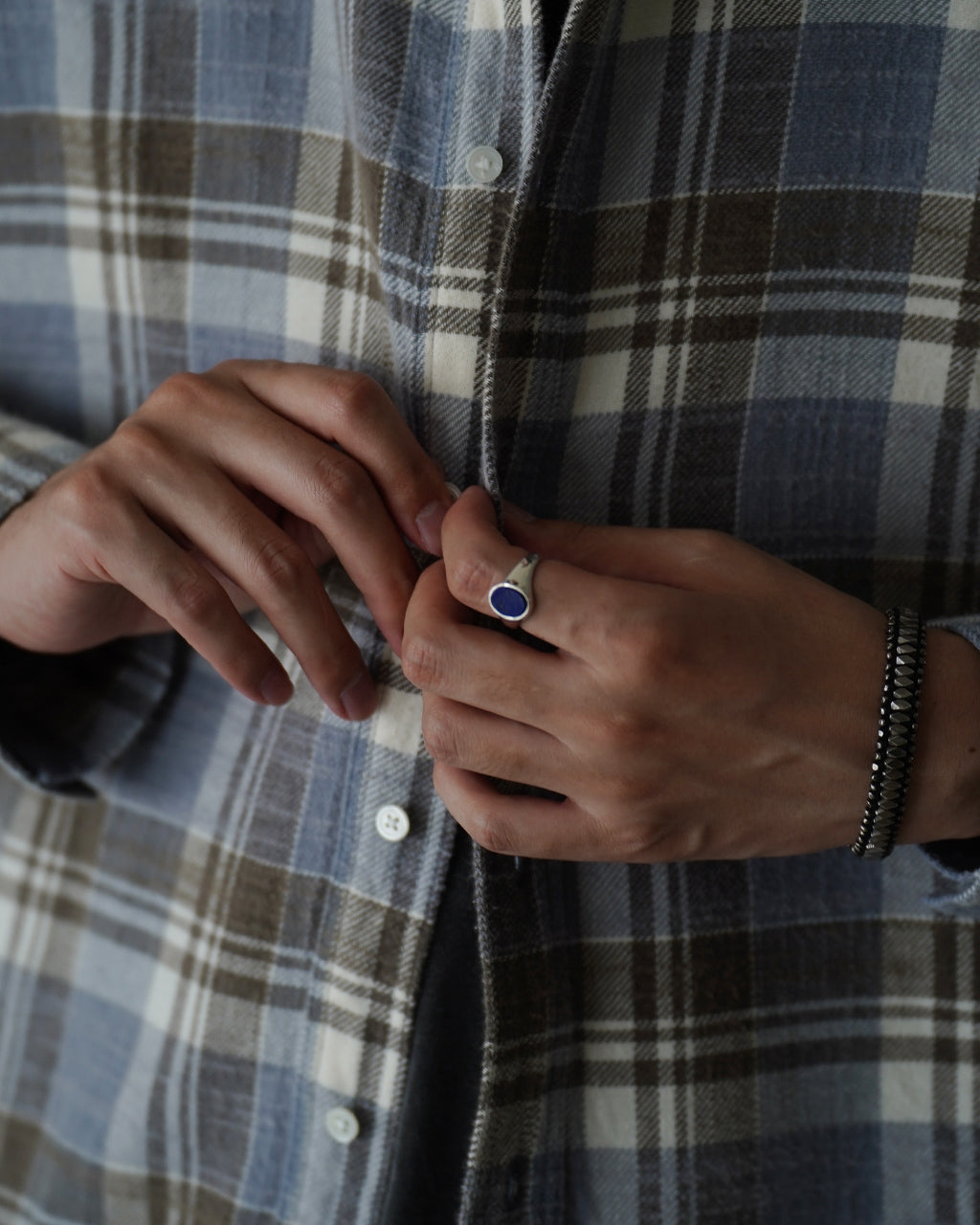 GARDEN OF EDEN Oval signet ring(M)
