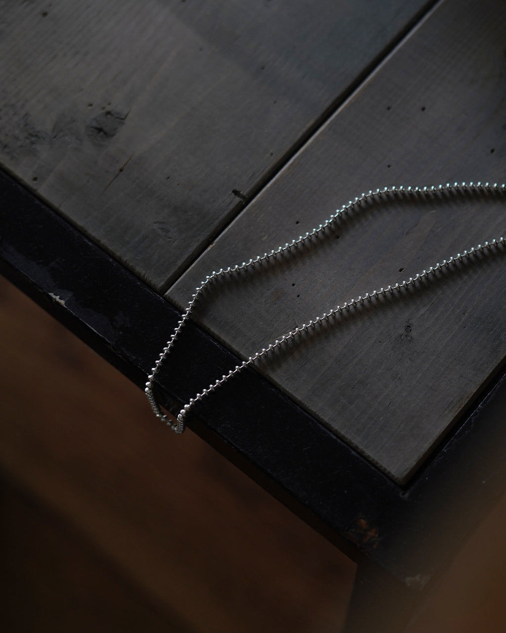 OVAL BALL CHAIN NECKLACE 40cm 50cm ED25AW-013