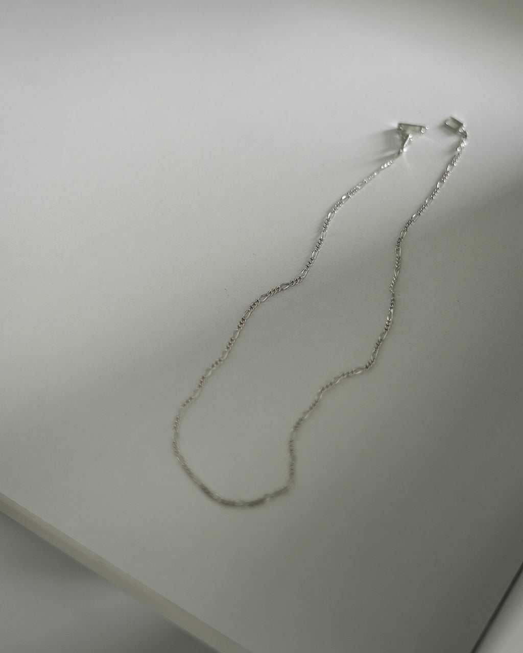 FIGARO CHAIN NECKLACE / 1 LONG 3 SHORT (wide:2.5mm) ED26SS-029