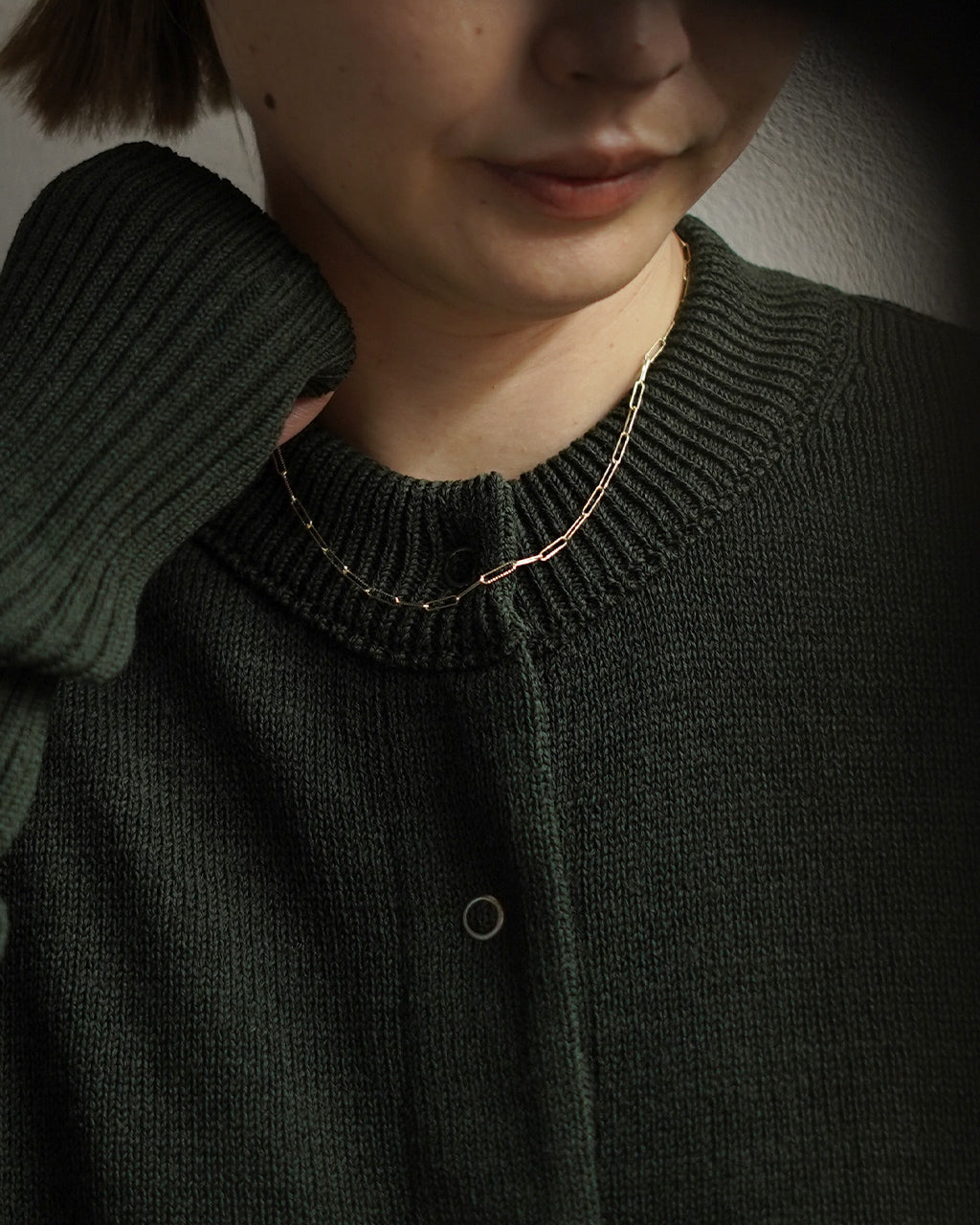 |point × 10|9K CUTTING PC CHAIN NECKLACE (S)2.3mm ED26SS-113