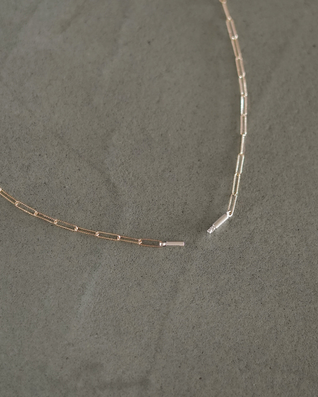 9K CUTTING PC CHAIN NECKLACE (S)2.3mm ED26SS-113