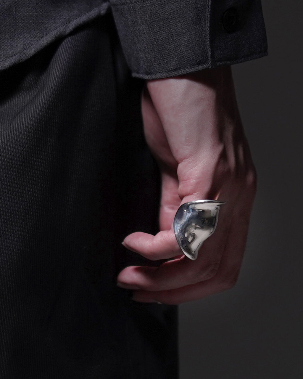 ショパン ライト フィンガー アーマー リング CHOPIN RIGHT FINGER ARMOR RING シルバー925 指輪 アクセサリー ED-VG18-AR01