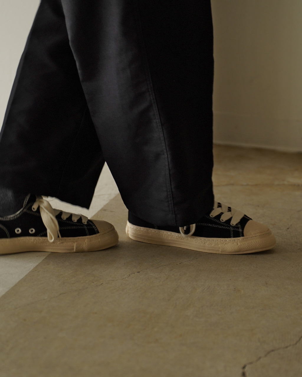 Maison MIHARAYASUHIRO × General Scale. "TRENT" Canvas Low-Top Sneakers S14FW702