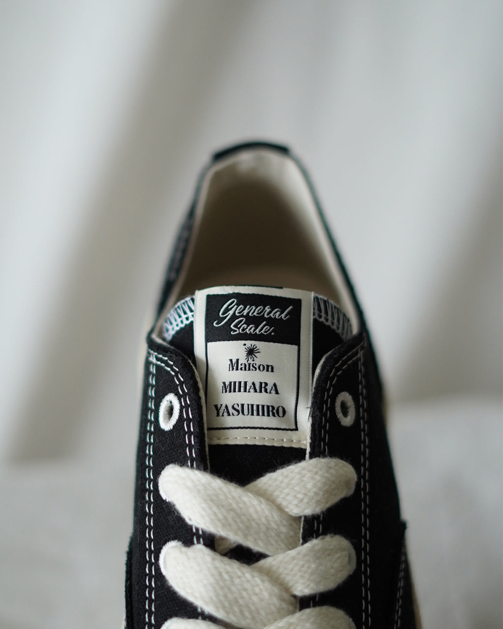 Maison MIHARAYASUHIRO × General Scale. "TRENT" Canvas Low-Top Sneakers S14FW702