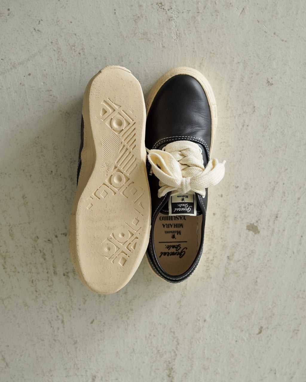 Maison MIHARAYASUHIRO "COLORADO" Leather Low-Top Sneakers S14FW715