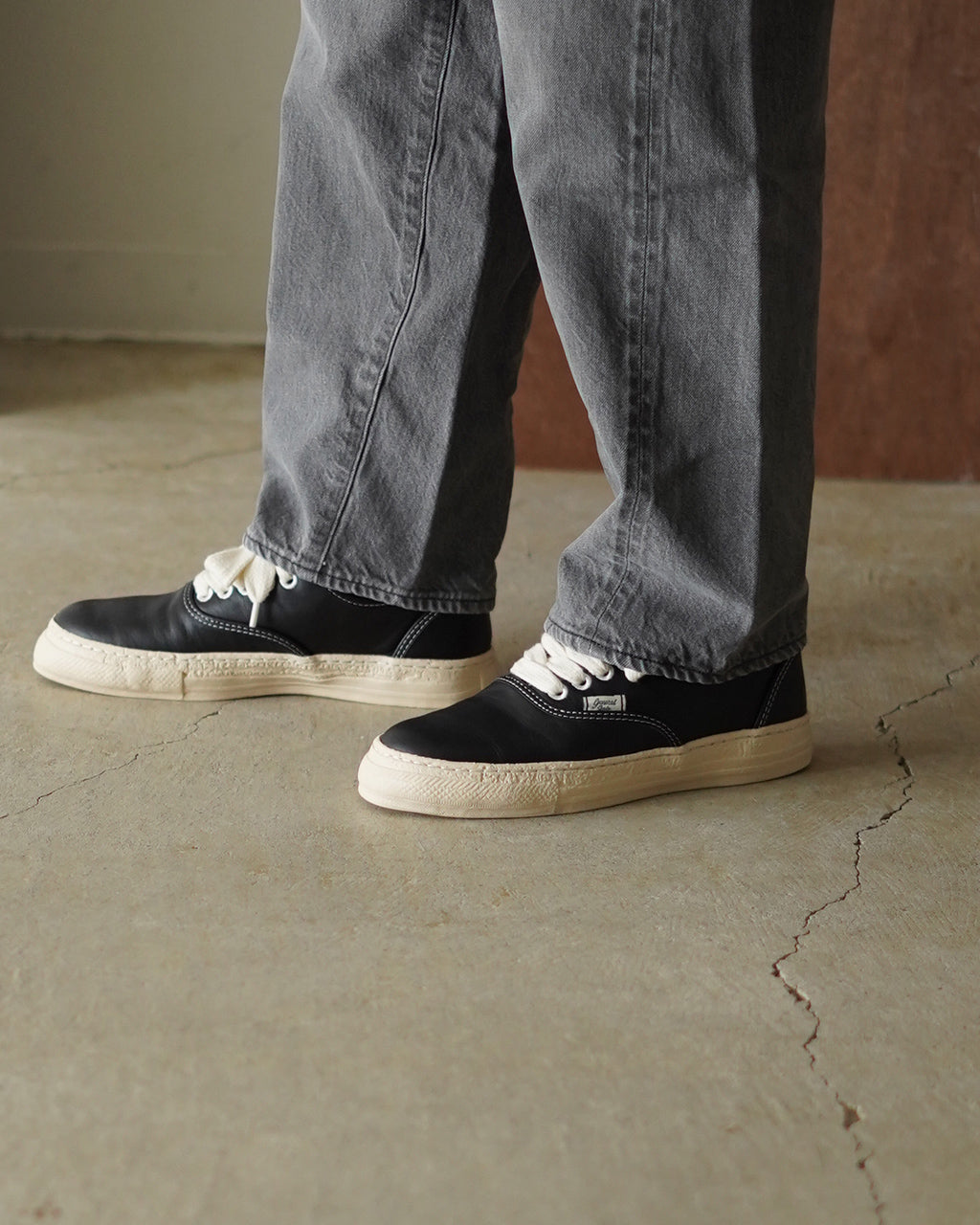 Maison MIHARAYASUHIRO "COLORADO" Leather Low-Top Sneakers S14FW715