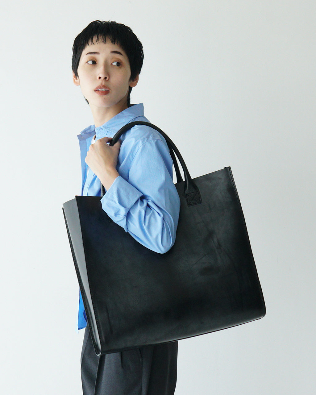 BRIDLE LEATHER BIG TOTE BAG 01-3792