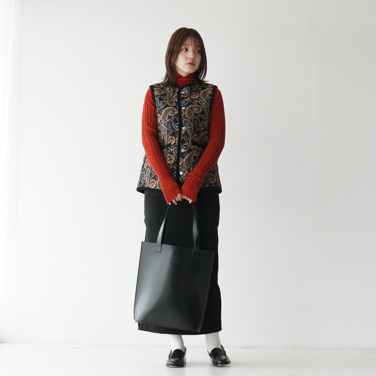 トートバッグ トール TOTE BAG TALL ブライドルレザー 01-5823