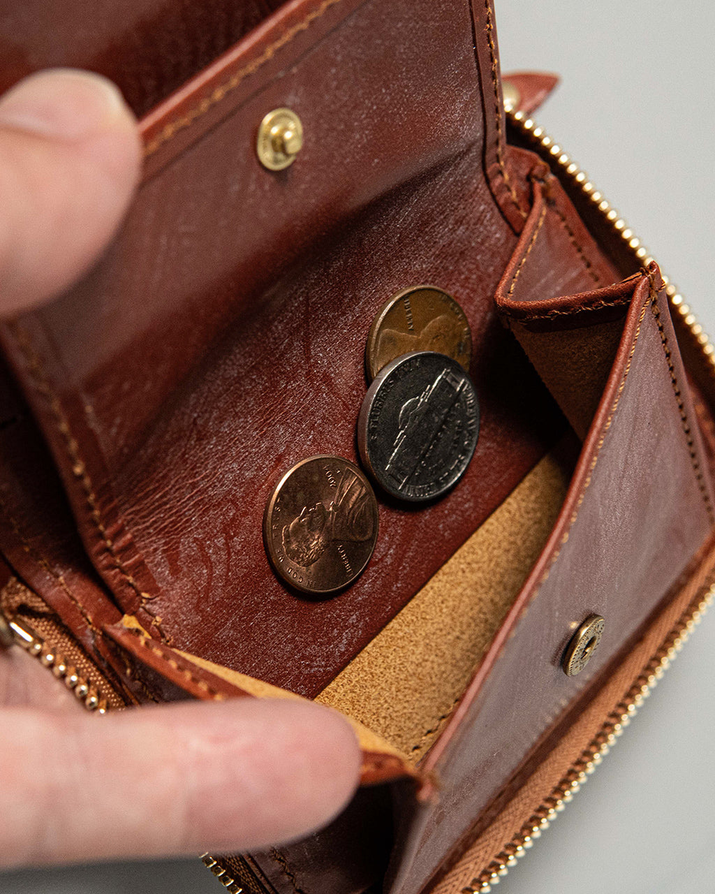 GLENROYAL 글렌 로얄 스몰 지퍼 지갑 SMALL ZIP WALLET 03-5814 송료 무료