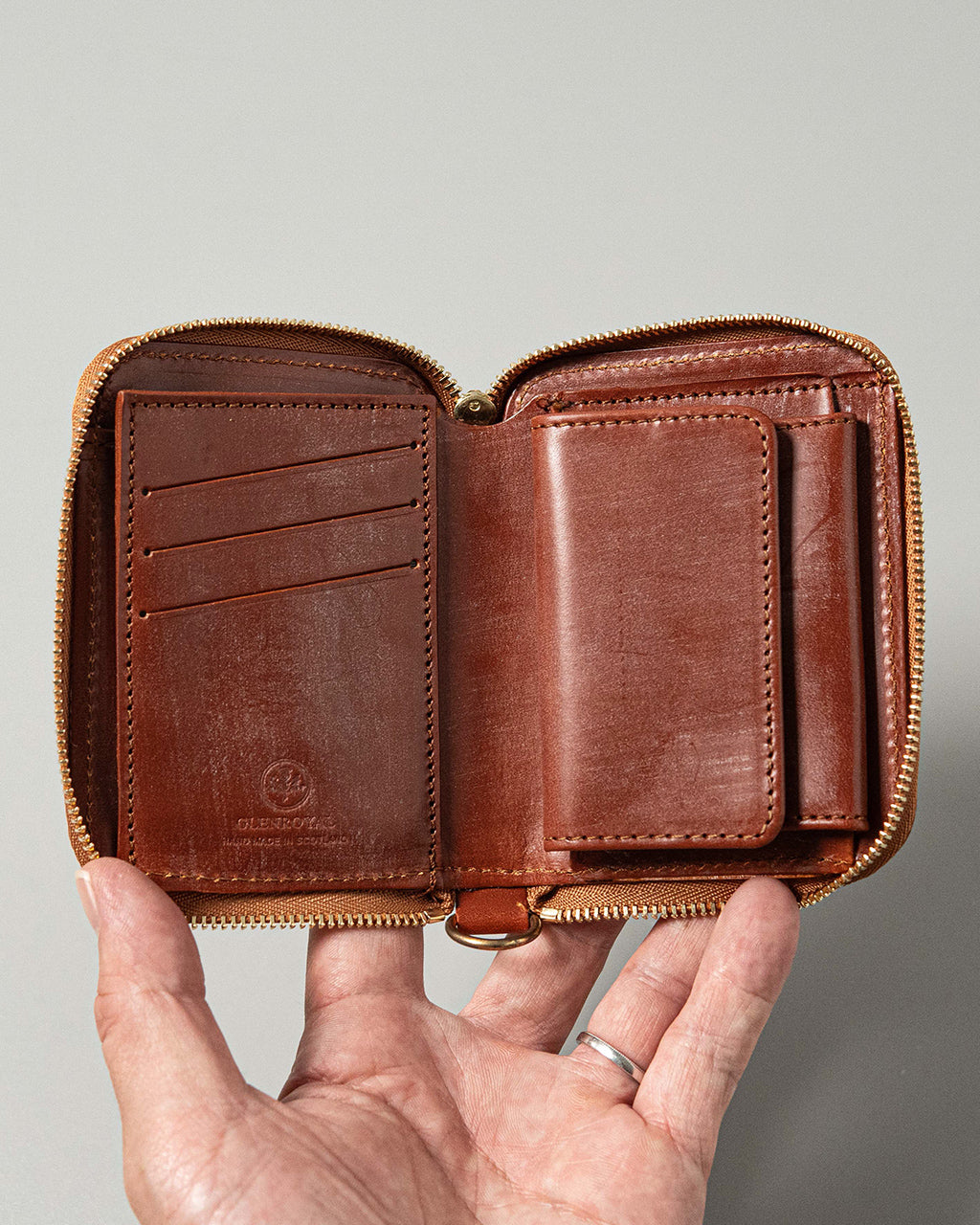GLENROYAL 글렌 로얄 스몰 지퍼 지갑 SMALL ZIP WALLET 03-5814 송료 무료