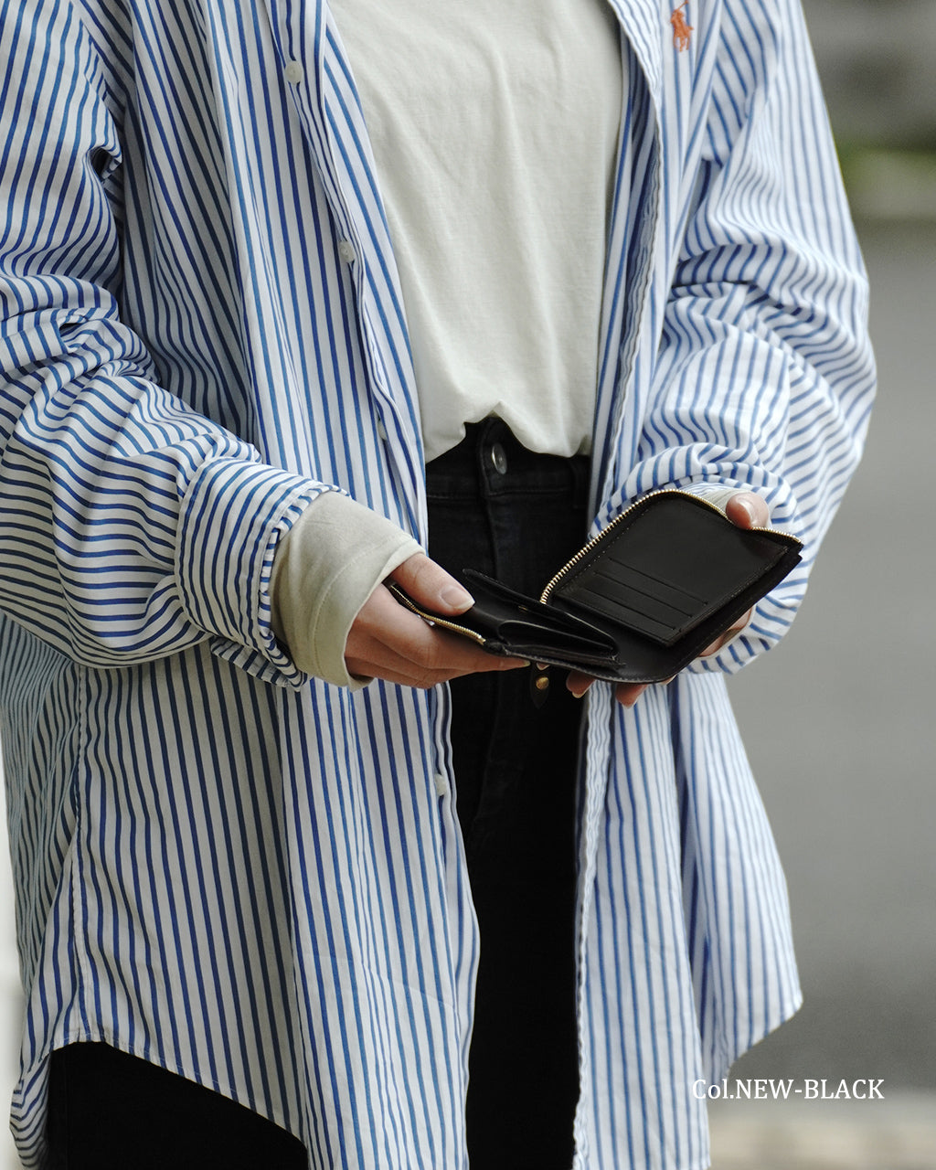 ジップアラウンド スモール ウォレット L ZIP AROUND SMALL WALLET L字型 ファスナー ジップ 財布 03-5817