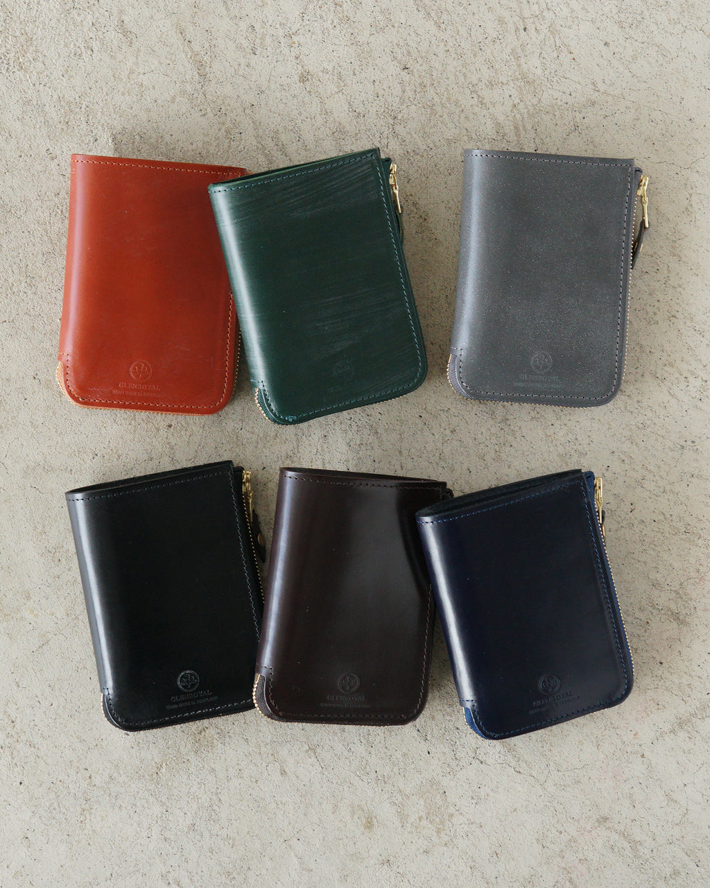 GLENROYAL ジップアラウンド スモール ウォレット L ZIP AROUND SMALL 